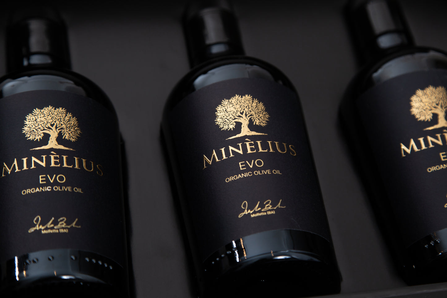 Minelius Organic Olive Oil - 3 bottles